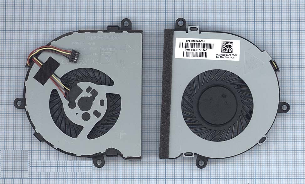 Кулер для HP Pavilion 15-AC 15-AF 4pin